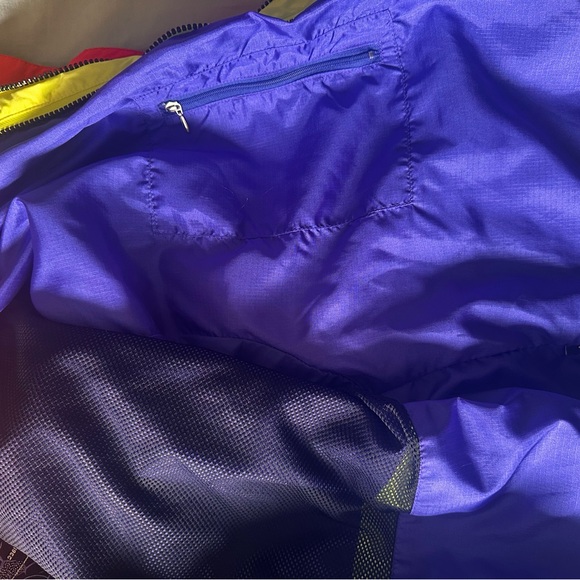 Vintage Purple Windbreaker Jacket with Neon Accents - Picture 9 of 9